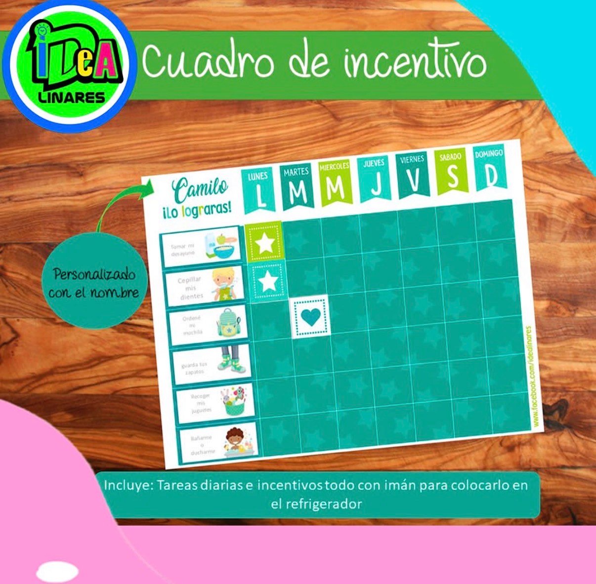 Cuadro de incentivo